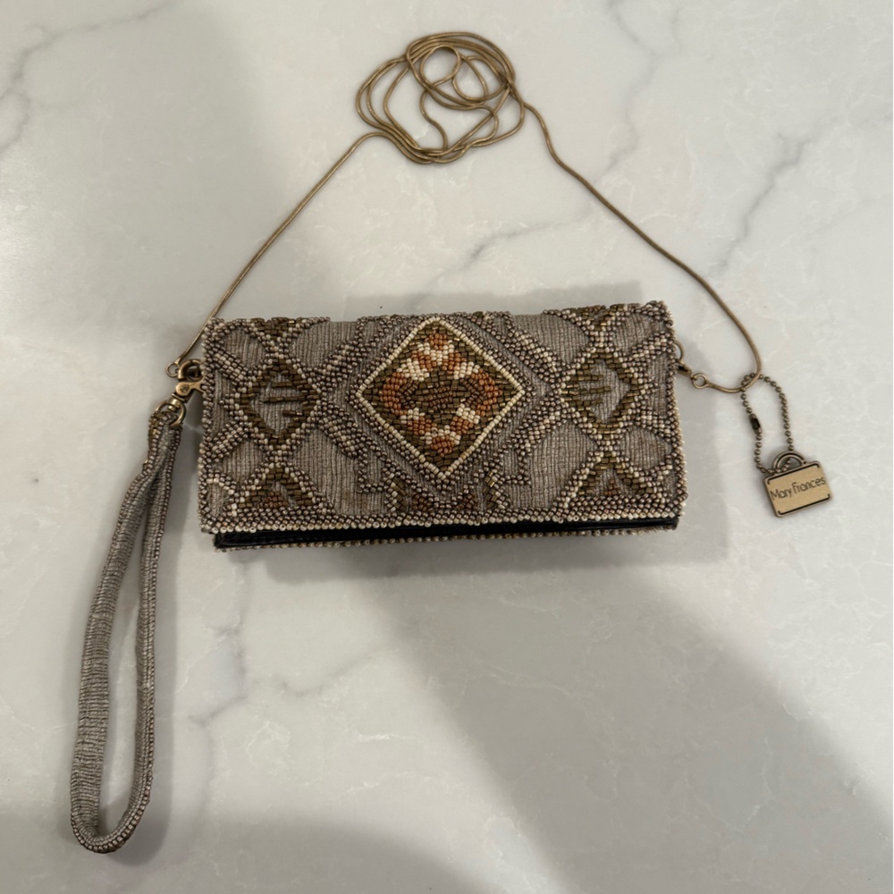 Mary Frances Beaded Clutch